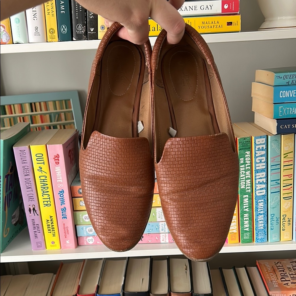 Universal Thread Brown Leather Loafers Flats